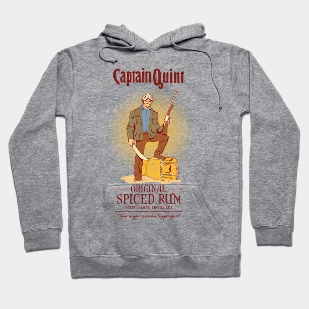 Captain Quint Spiced Rum Hoodie by kentcribbs